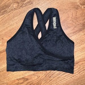 ADAPT ANIMAL SEAMLESS SPORTS BRA - Black